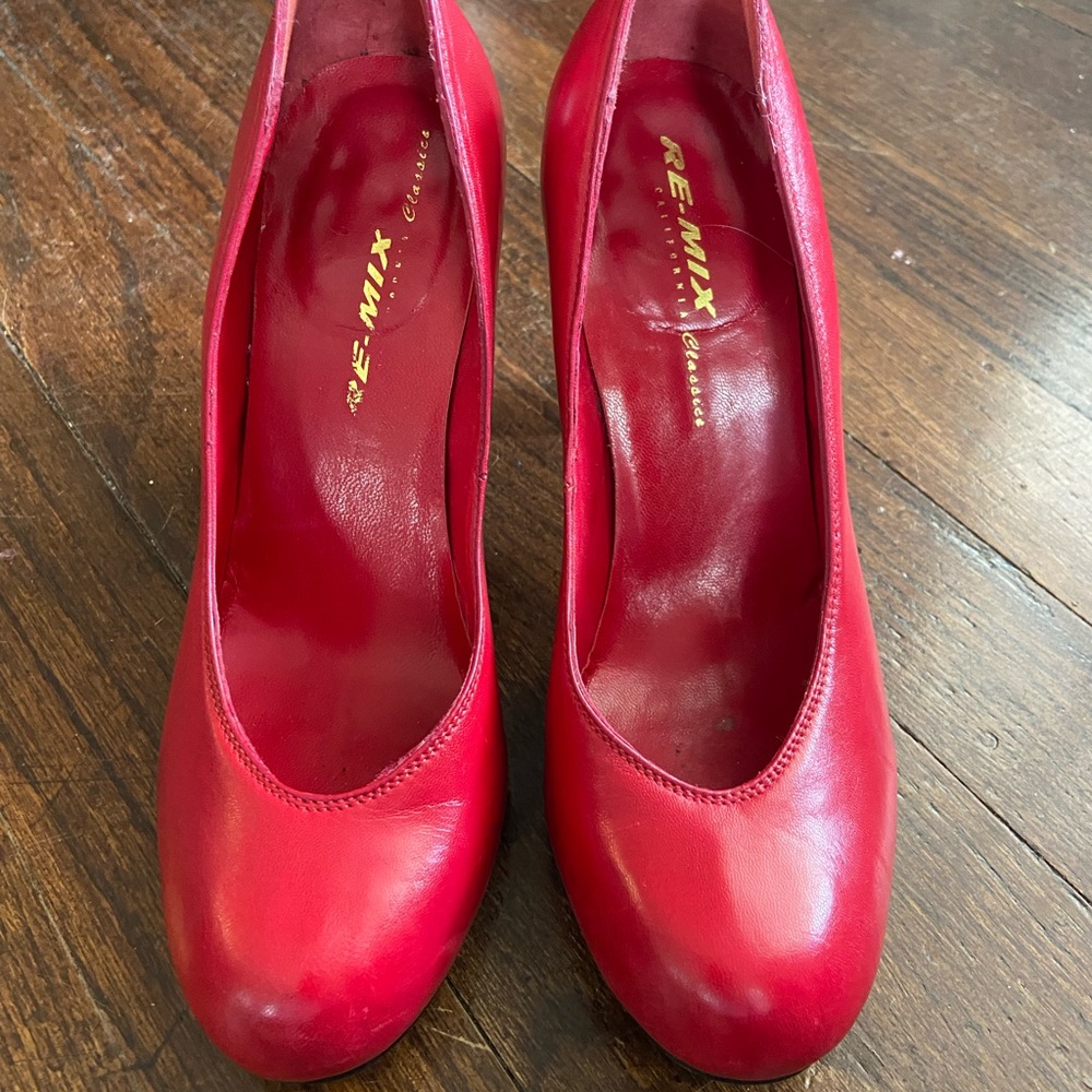 Re-mix vintage classic babydoll heels